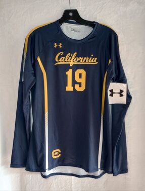 Under Armour Athletic Top Volleyball Jersey Prototype Armourfuse NWT California